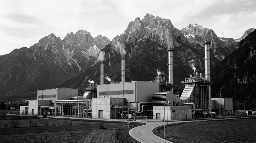 Gas TPP in Mountains Дефіцит газових турбін стимулює перехід на відновлювану енергетику
