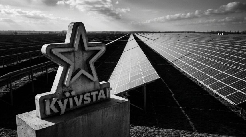 Logo_on_solar_panels_202605271400 «Київстар» придбав шість сонячних електростанцій на Львівщині за 3,6 мільярда гривень