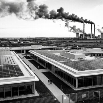 Glass_campus_solar_panels_power_202606242157 Meta виходить з угоди про 100%-ову ціль відновлюваної енергії на тлі розширення використання природного газу