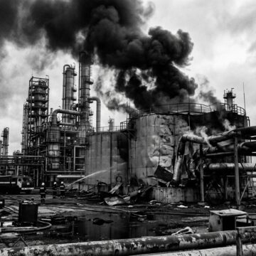 Refinery in Fire Російський експорт нафти у червні зріс до максимуму, але доходи суттєво скоротилися