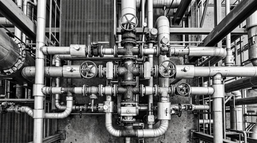 Industrial_pipe_junction_and_valves Оператор ГТС України запроваджує об’єднані аукціони розподілу потужності з 1 жовтня 2026 року